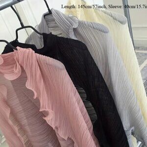 NWOT Black Chiffon Shawl for Sun Protection while driving or outside